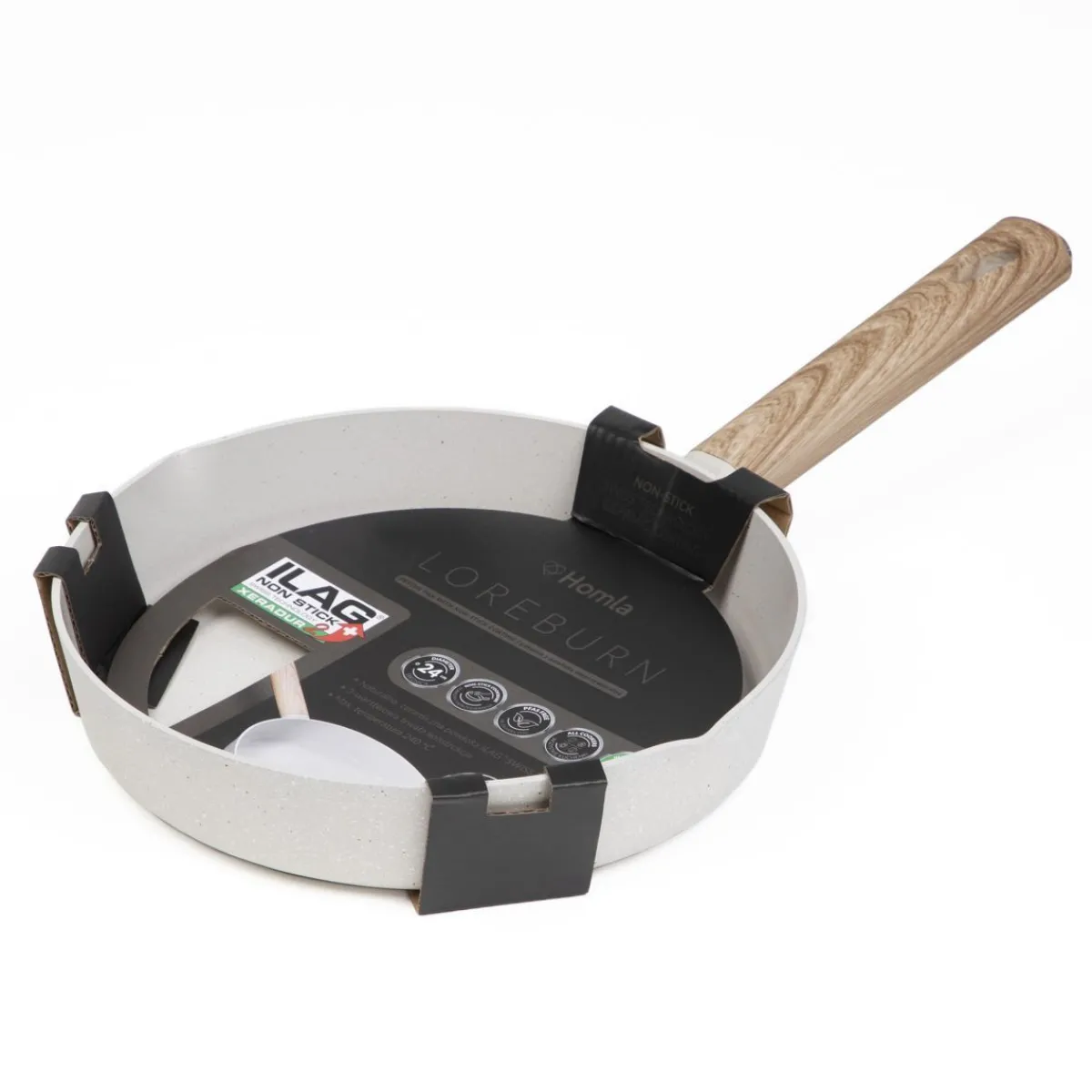Flash Sale Patelnia Loreburn Z Powloka Ceramiczna Smietankowa 24 Cm Patelnie