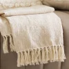 Outlet Pled Nori Bawelniany Z Bezowym Wzorem 130X170 Cm Pledy