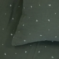 Cheap Pościel Cordelia Muslinowa W Listki 200X220 + 2*50X60 Cm Pościel Bawelniana