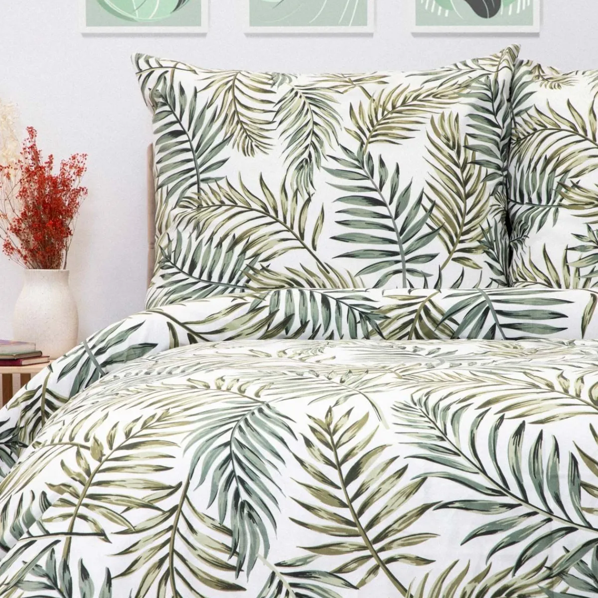 Fashion Pościel Cordelia Z Mikrofibry W Liscie 200X220 Cm Pościel Z Mikrofibry