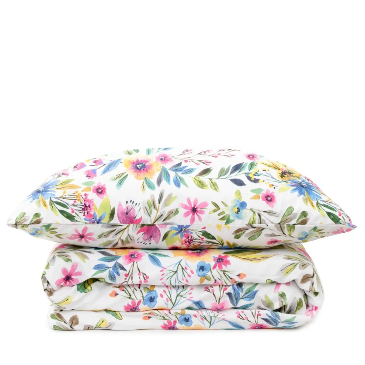 Clearance Pościel Floral Z Mikrofibry W Kolorowe Kwiatki 200X220 Cm Pościel Z Mikrofibry