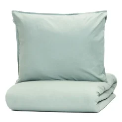 Store Pościel Kinsey Bawelniana Mietowa Z Denimowym Szwem 160X200 + 2*50X60 Cm Pościel Bawelniana