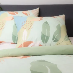 Flash Sale Pościel Nirma Z Mikrofibry W Liscie 200X220 Cm Pościel Z Mikrofibry