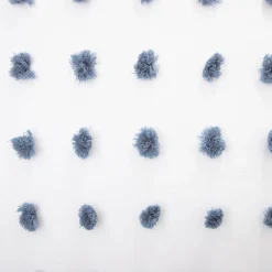 Sale Pościel Nivell Z Mikrofibry Z Niebieskimi Pomponami 200X220 Cm Pościel Z Mikrofibry