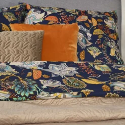 Fashion Pościel Otamo Z Mikrofibry W Liscie I Kwiaty 200X220 Cm Pościel Z Mikrofibry