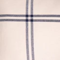 New Pościel Vella Flanelowa Niebiesko-Bezowa W Krate 200X220 Cm + 2 X 50X60 Cm Pościel Bawelniana