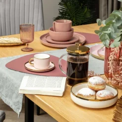 Fashion Podkladka Do Jadalni Femelo Brudny Roz 38 Cm Podkładki Pod Talerze