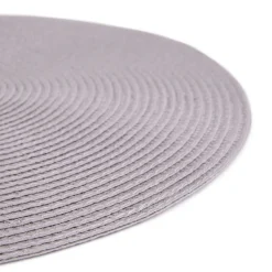 Discount Podkladka Do Jadalni Pinto Szara 38 Cm Podkładki Pod Talerze