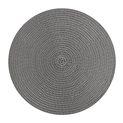 Sale Podkladka Do Jadalni Skine Czarna 38 Cm Podkładki Pod Talerze