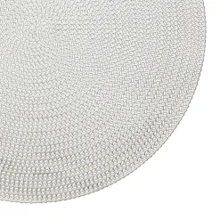 Store Podkladka Do Jadalni Skine Srebrna 38 Cm Podkładki Pod Talerze