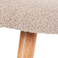 Store PodNożek Moss Teddy Boucle W Tkaninie Teddy 61X41X38 Cm Podnóżki