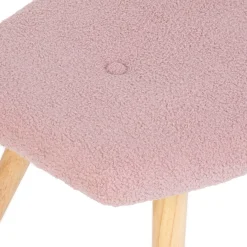 Online PodNożek Moss Teddy Boucle W Tkaninie Teddy 61X41X38 Cm Podnóżki
