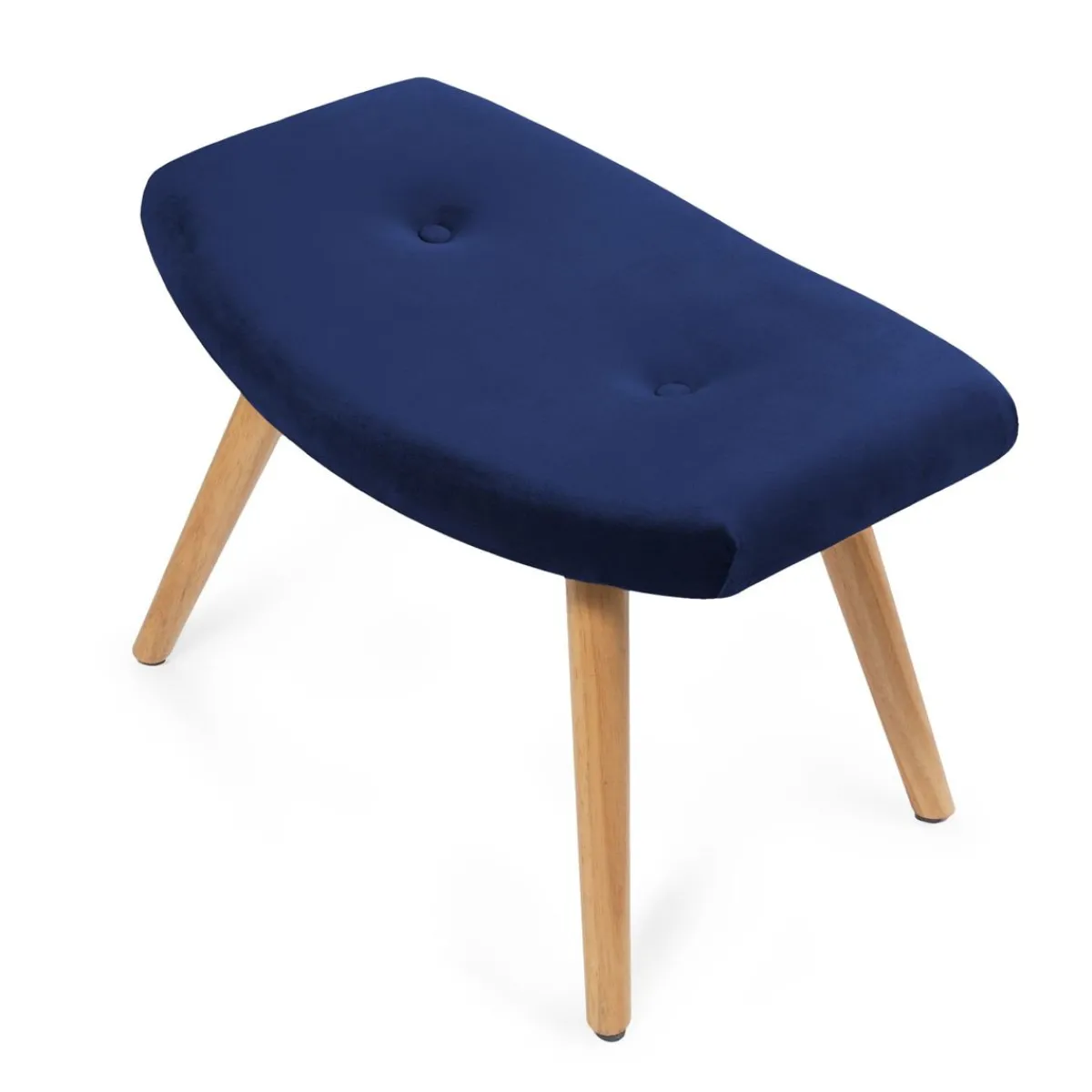 Discount PodNożek Moss Welurowy 61X41X38 Cm Podnóżki