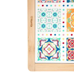 Cheap Podstawka Ethnic Deska Drewniana Mozaika 20X20Cm Podkładki Pod Talerze