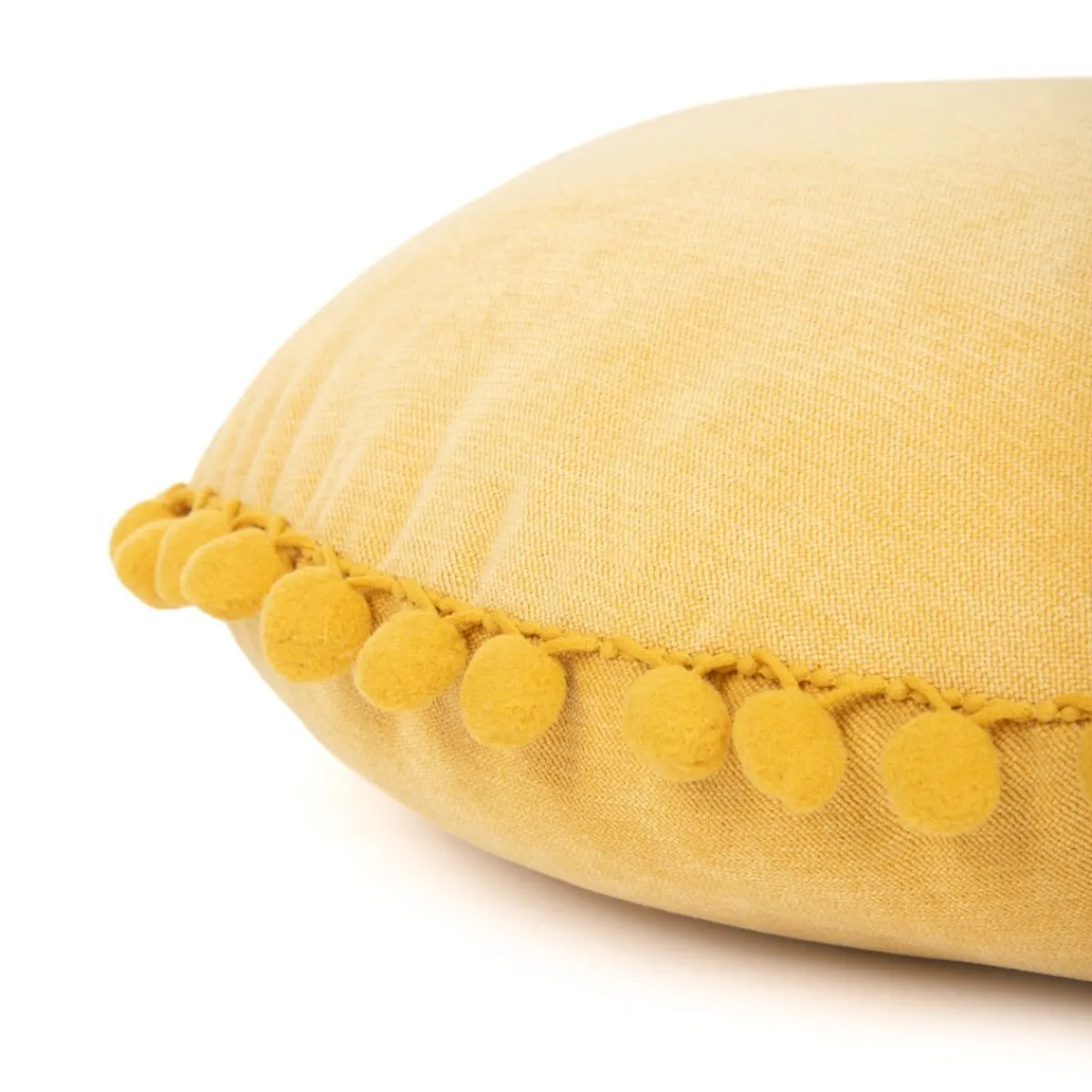Cheap Poduszka Eslov Musztardowa Okragla 40 Cm Poduszki Dekoracyjne