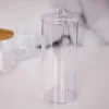 Hot Pojemnik Falsa Na Waciki Transparentny 7X7X18 Cm Organizery Łazienkowe