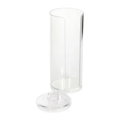 Hot Pojemnik Falsa Na Waciki Transparentny 7X7X18 Cm Organizery Łazienkowe