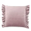 Discount Poszewka Effy Z Falbanka Rozowa 40X40 Cm Poszewki Na Poduszki