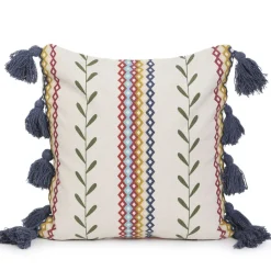 Best Sale Poszewka Miris W Kolorowe Pasy Z Fredzlami 45X45 Cm Poszewki Na Poduszki