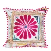 Cheap Poszewka Miris Z Fuksjowymi Pomponami 45X45 Cm Poszewki Na Poduszki