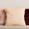 Shop Poszewka Nantu Welwetowa Imitacja Sztruksu Bezowa 45X45+1.5 Cm Poduszki Na Krzeslo