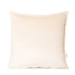 Shop Poszewka Nantu Welwetowa Imitacja Sztruksu Bezowa 45X45+1.5 Cm Poduszki Na Krzeslo