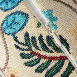Discount Poszewka Verin Zakardowa Bezowa 45X45 Cm Poszewki Na Poduszki