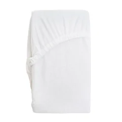 Fashion Przescieradlo Claire Jersey Biale 90X200 Cm Prześcieradła
