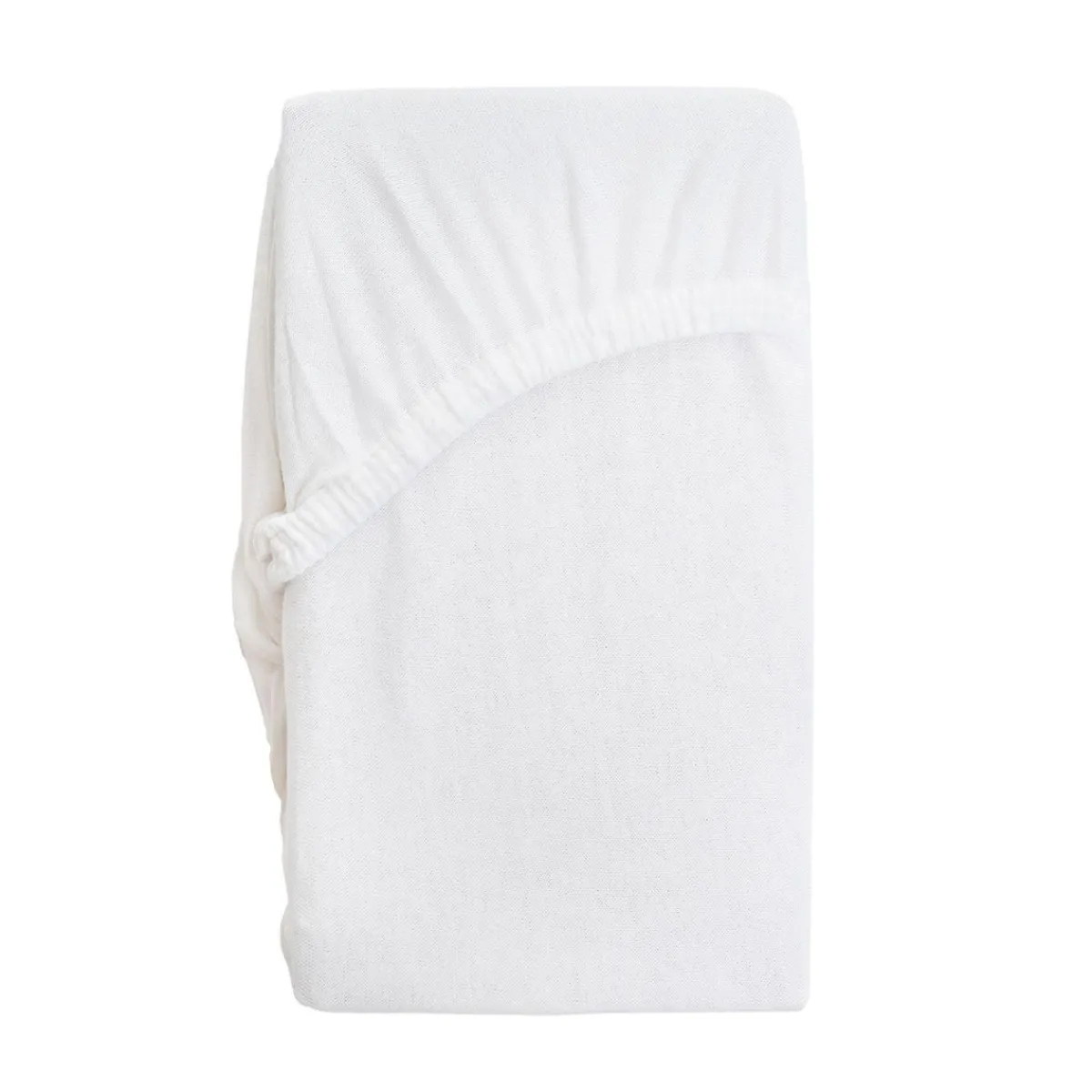 Fashion Przescieradlo Claire Jersey Biale 90X200 Cm Prześcieradła