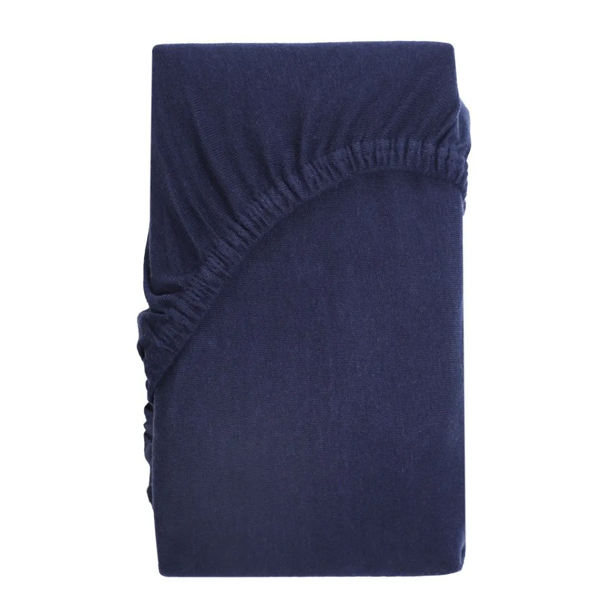 Outlet Przescieradlo Claire Jersey Granatowe 180X200 Cm Prześcieradła