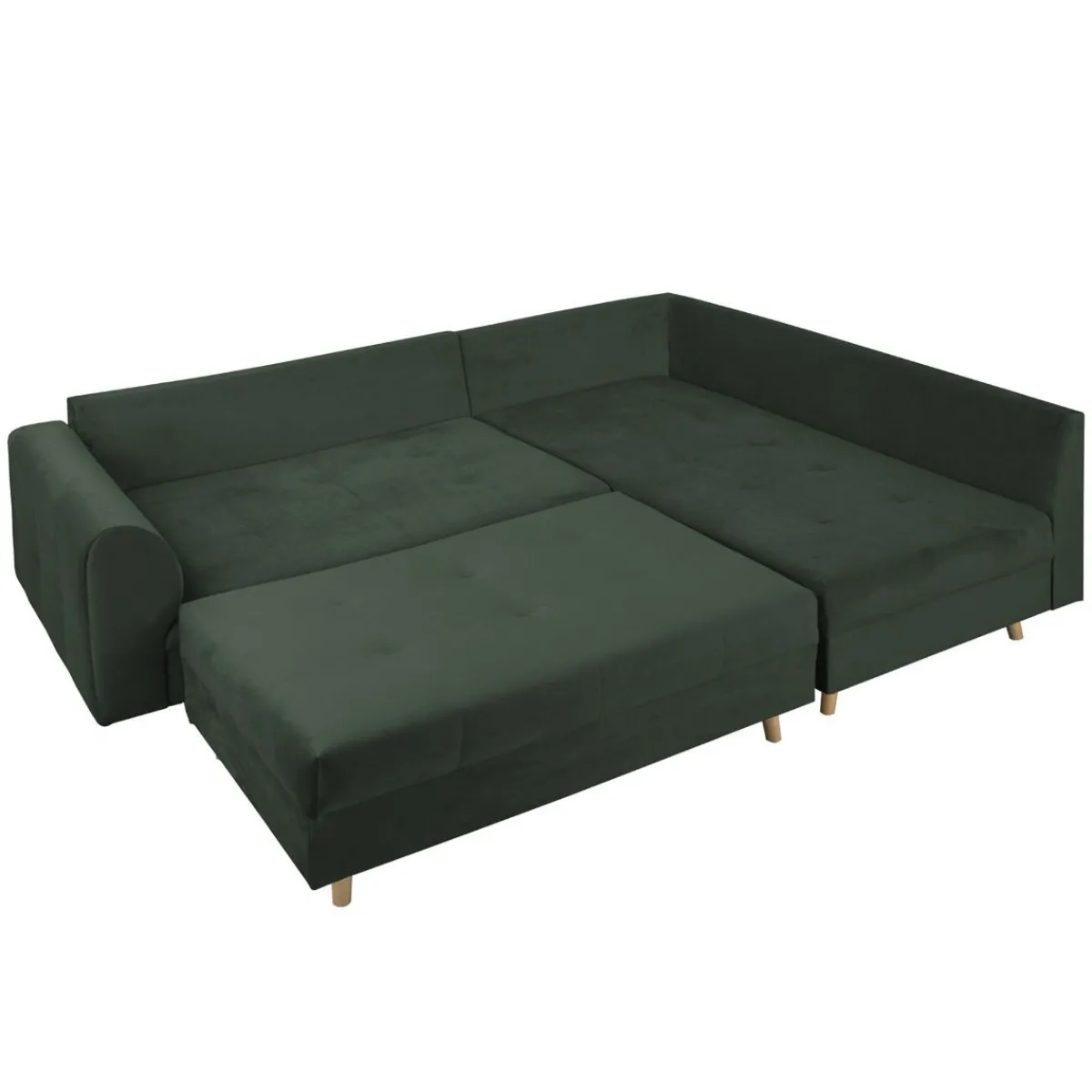 Cheap Pufa Do Naroznika Semi Zielona 120X70X40Cm Pufy