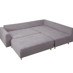 Cheap Pufa Do Naroznika Szara Semi 120X70X40 Cm All 999400 Pufy