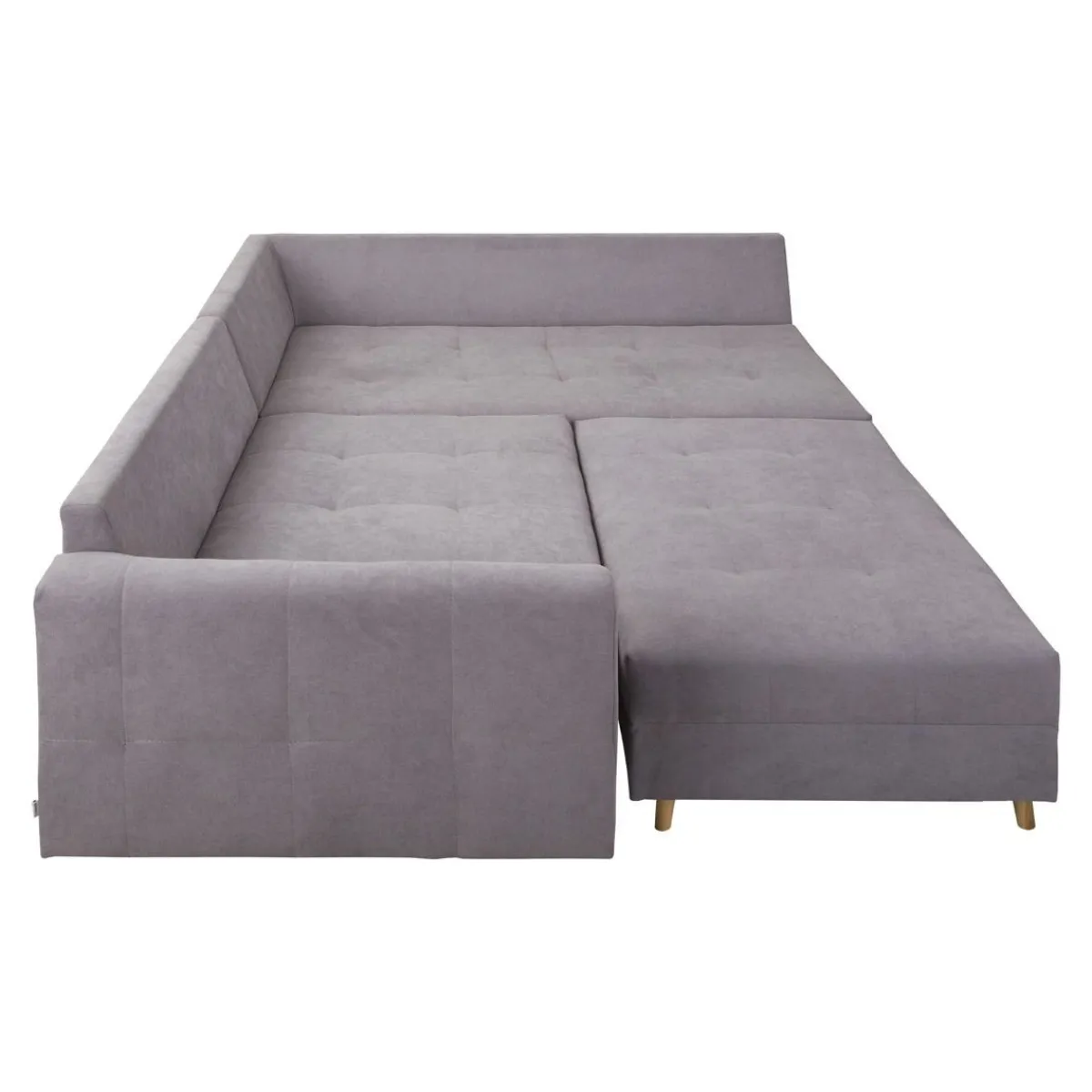 Cheap Pufa Do Naroznika Szara Semi 120X70X40 Cm All 999400 Pufy