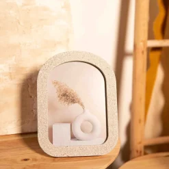 Outlet Ramka Na Zdjecie Anga Polokragla Z Imitacji Betonu 13X18 Cm Ramki Na Zdjęcia