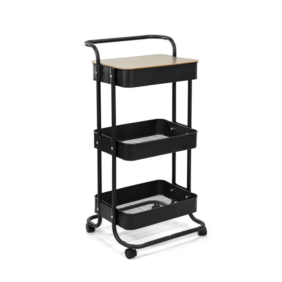 Shop Regal Na Kolkach Hylla Metalowy 90X43X42Cm Regały
