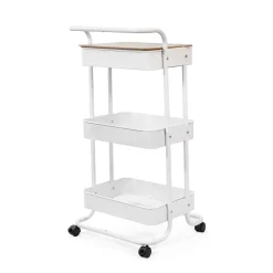 Hot Regal Na Kolkach Hylla Metalowy 90X43X42Cm Regały