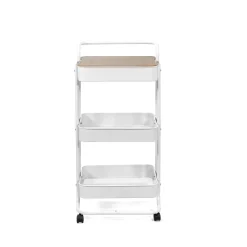 Hot Regal Na Kolkach Hylla Metalowy 90X43X42Cm Regały