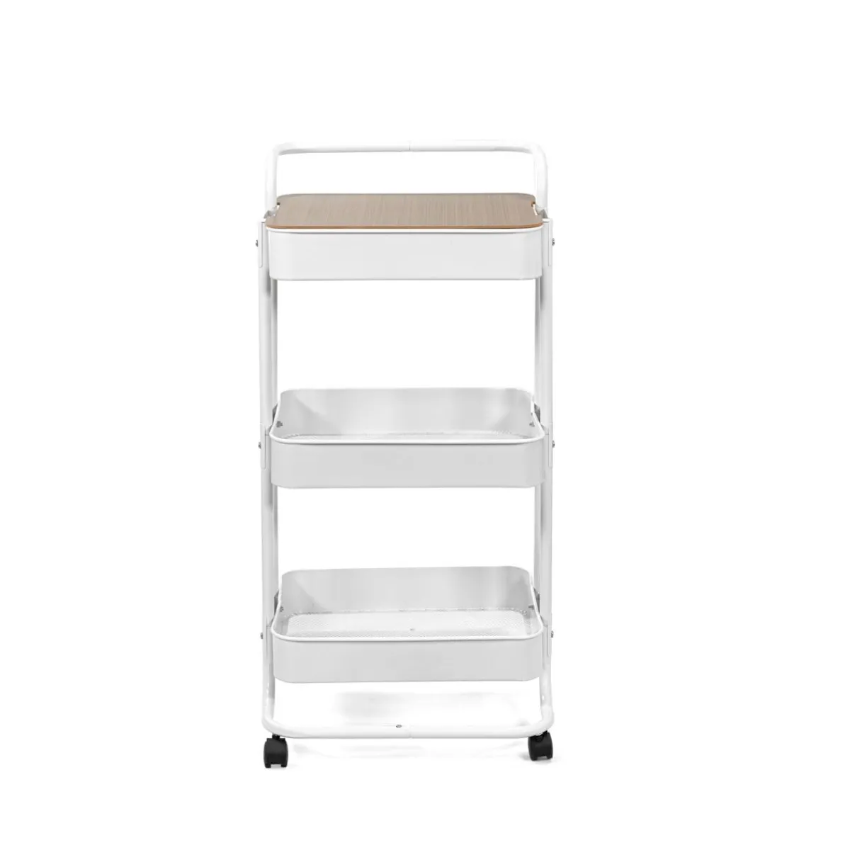 Hot Regal Na Kolkach Hylla Metalowy 90X43X42Cm Regały