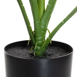 Cheap Roslina Sztuczna Tropical Zone Monstera W Czarnej Donicy 75 Cm Sztuczne Rośliny Na Balkon