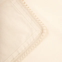 Outlet Serwetka Melange Bezowa Z Lamowka Kuleczkowa 45X45 Cm Serwetki
