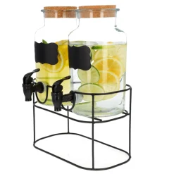 Clearance Sloik Allos Z Kranikiem Podwojny 2 X 2 L Słoje Z Kranikiem