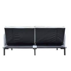 Online Sofa Canto 3-Osobowa, Z Funkcja Spania, Welurowa Szara 199X90X85 Cm Sofy
