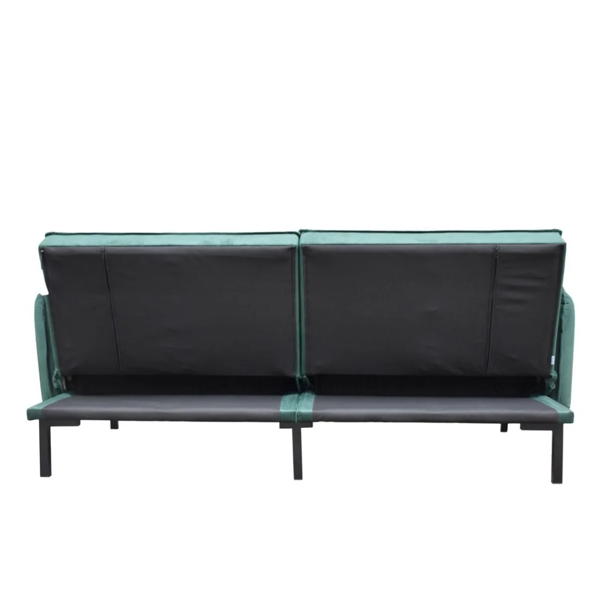 Shop Sofa Canto 3-Osobowa, Z Funkcja Spania, Welurowa Zielona 199X90X85 Cm Sofy