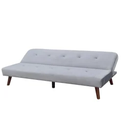 Best Sale Sofa Rinko Sofa 3-Osobowa, Z Funkcja Spania, Welurowa Ciemnoszara 195X81X74 Cm Sofy