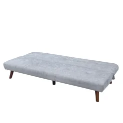 Cheap Sofa Rinko Sofa 3-Osobowa, Z Funkcja Spania, Ciemnoszara 195X81X74 Cm Sofy