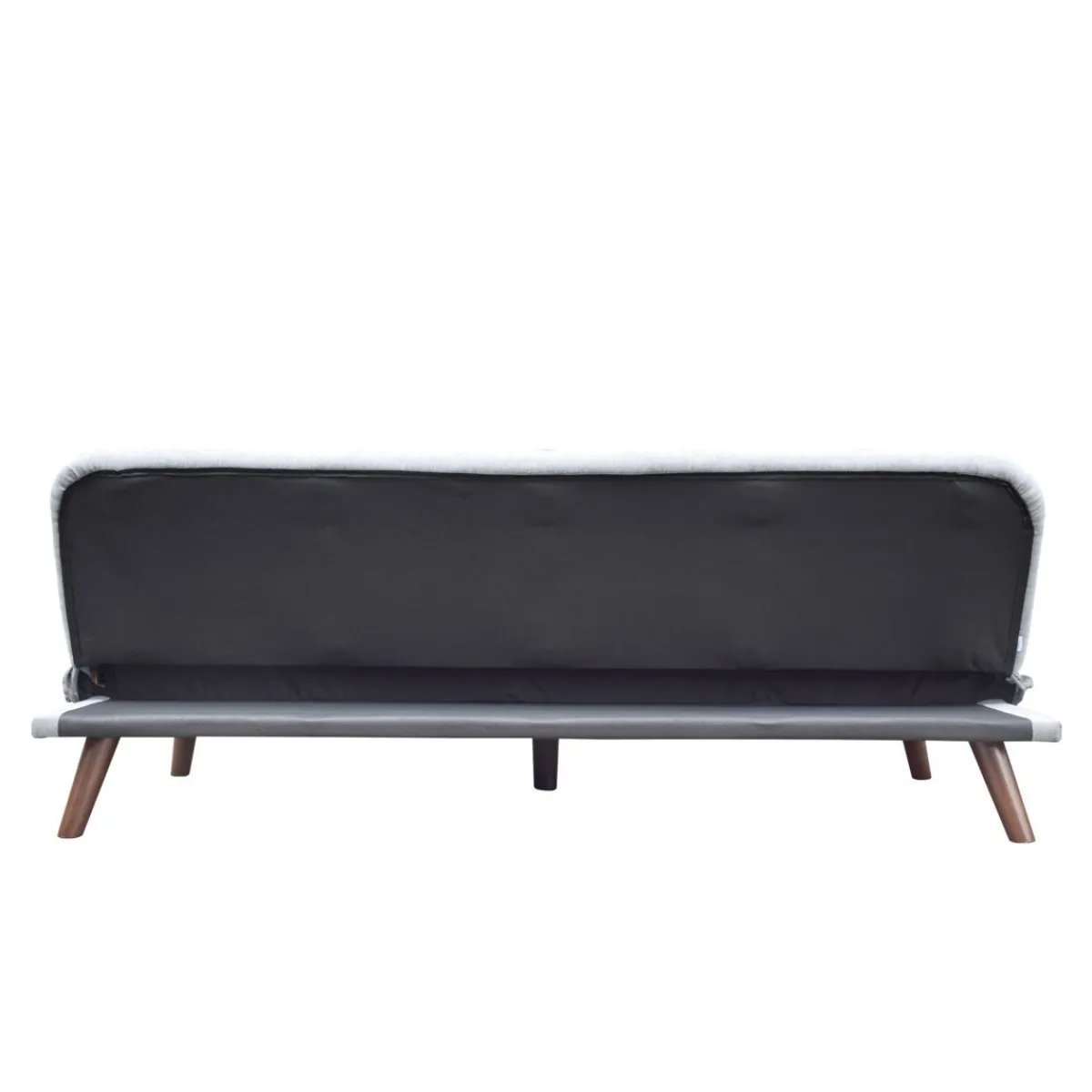 Cheap Sofa Rinko Sofa 3-Osobowa, Z Funkcja Spania, Ciemnoszara 195X81X74 Cm Sofy