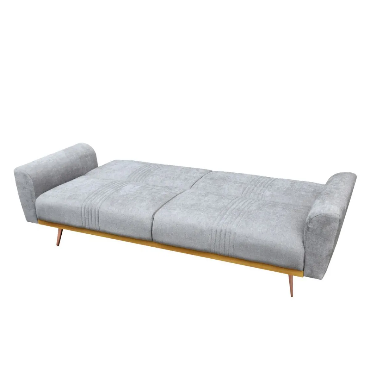 Store Sofa Samtige 3-Osobowa, Z Funkcja Spania, Szara 212X84X86.5 Cm Sofy