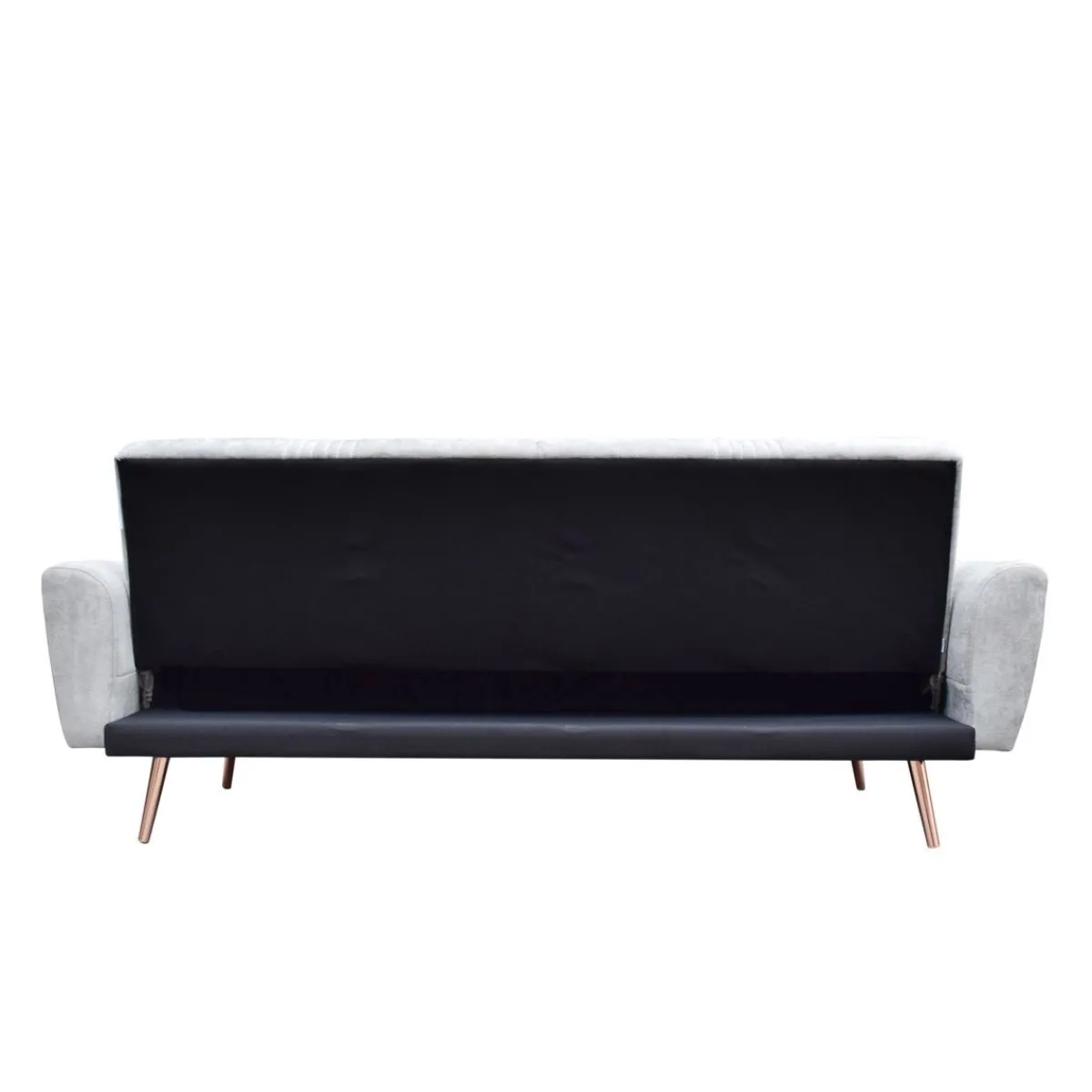 Store Sofa Samtige 3-Osobowa, Z Funkcja Spania, Szara 212X84X86.5 Cm Sofy