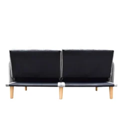 New Sofa Sonus 3-Osobowa, Z Funkcja Spania, Welurowa Musztardowa 195X91X83 Cm Sofy