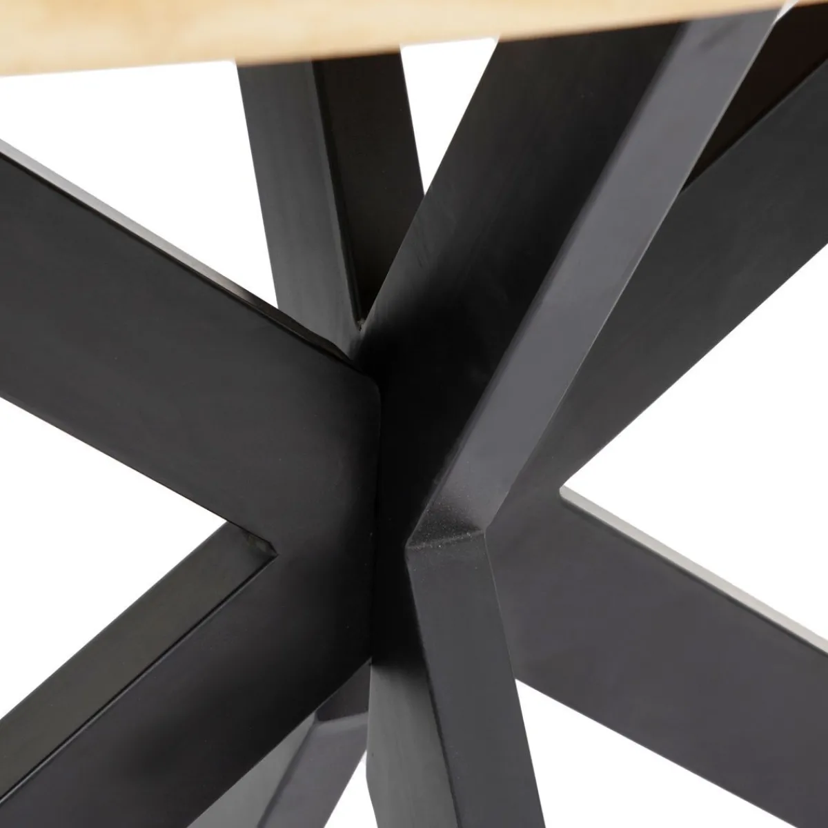 New Stol Glima Lite Drewno Akacji + Metal 140X70X76 Cm Stoły